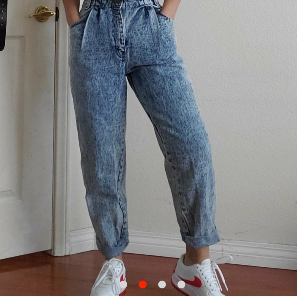 Vintage Levi acid wash jeans